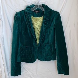 Vintage | Beautiful velour/ velvet button jacket